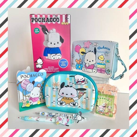 Sanrio Handbags - 💙(POCH318) Pochacco Adorable 7-Piece Purse Bundle!